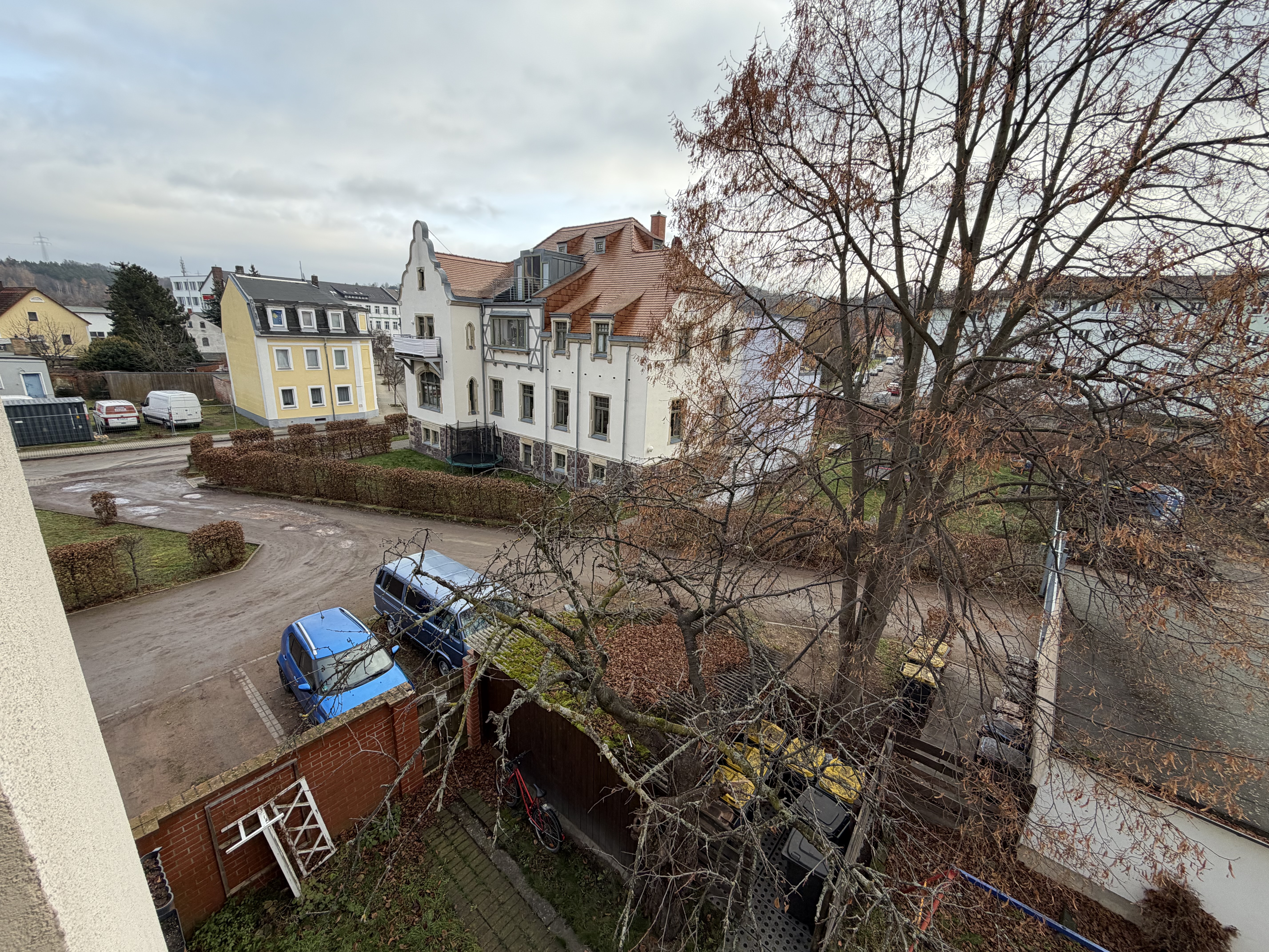 Hof-Ausblick einer Wohnung