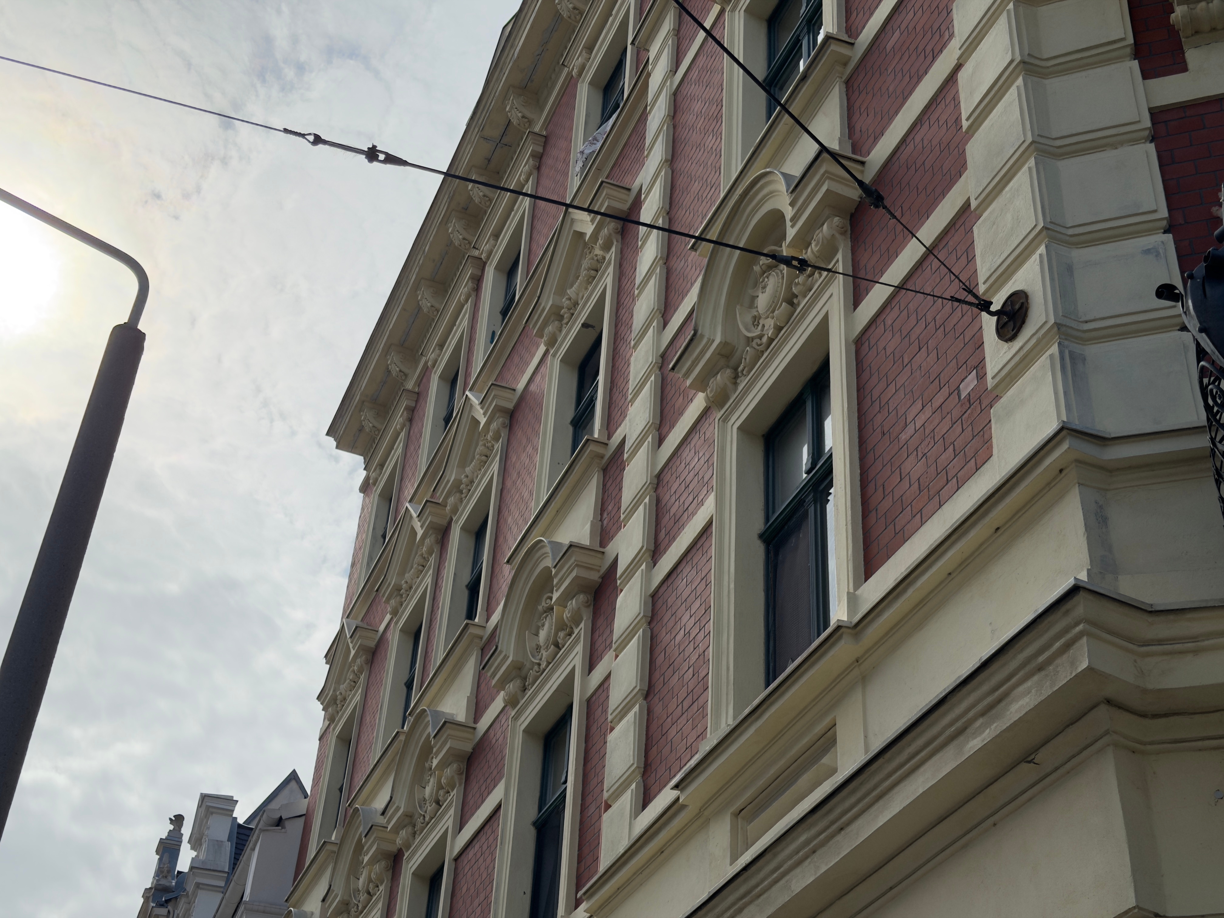 Fassade mit tollen Verzierungen