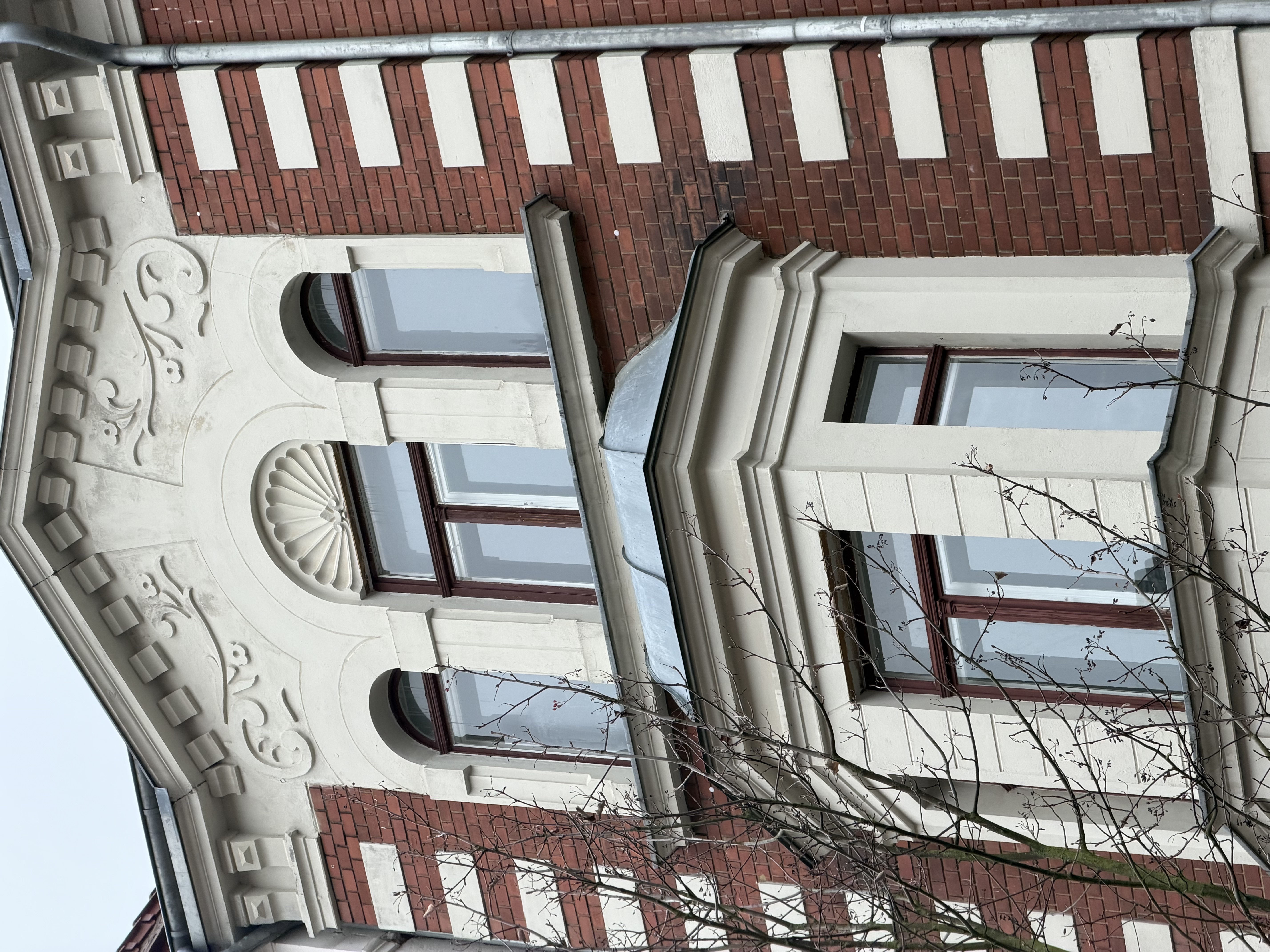 Detail-Ansicht Fassade mit Erker