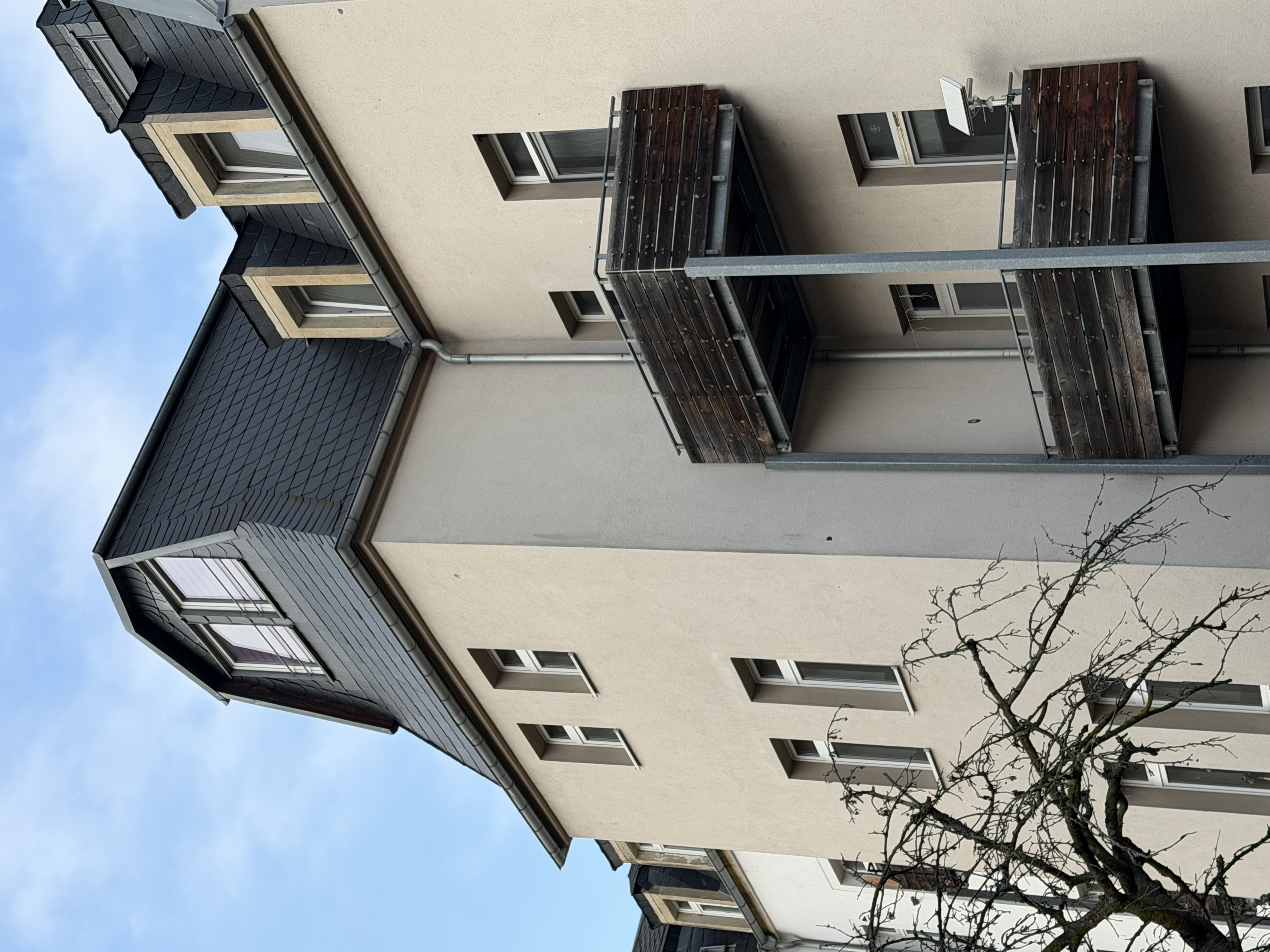 Fassade hofseitig, super Zustand