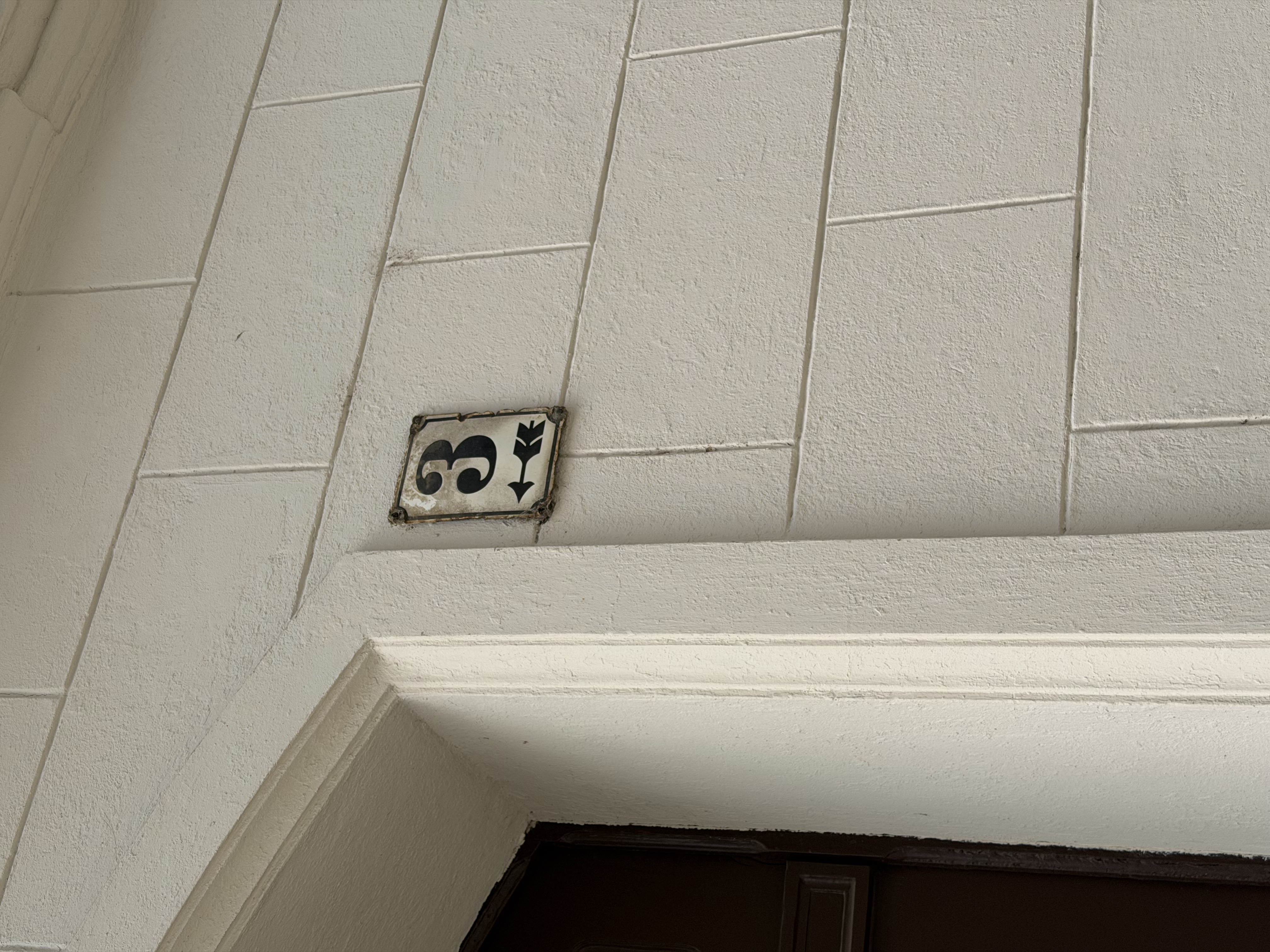 Schild Hausnummer 3