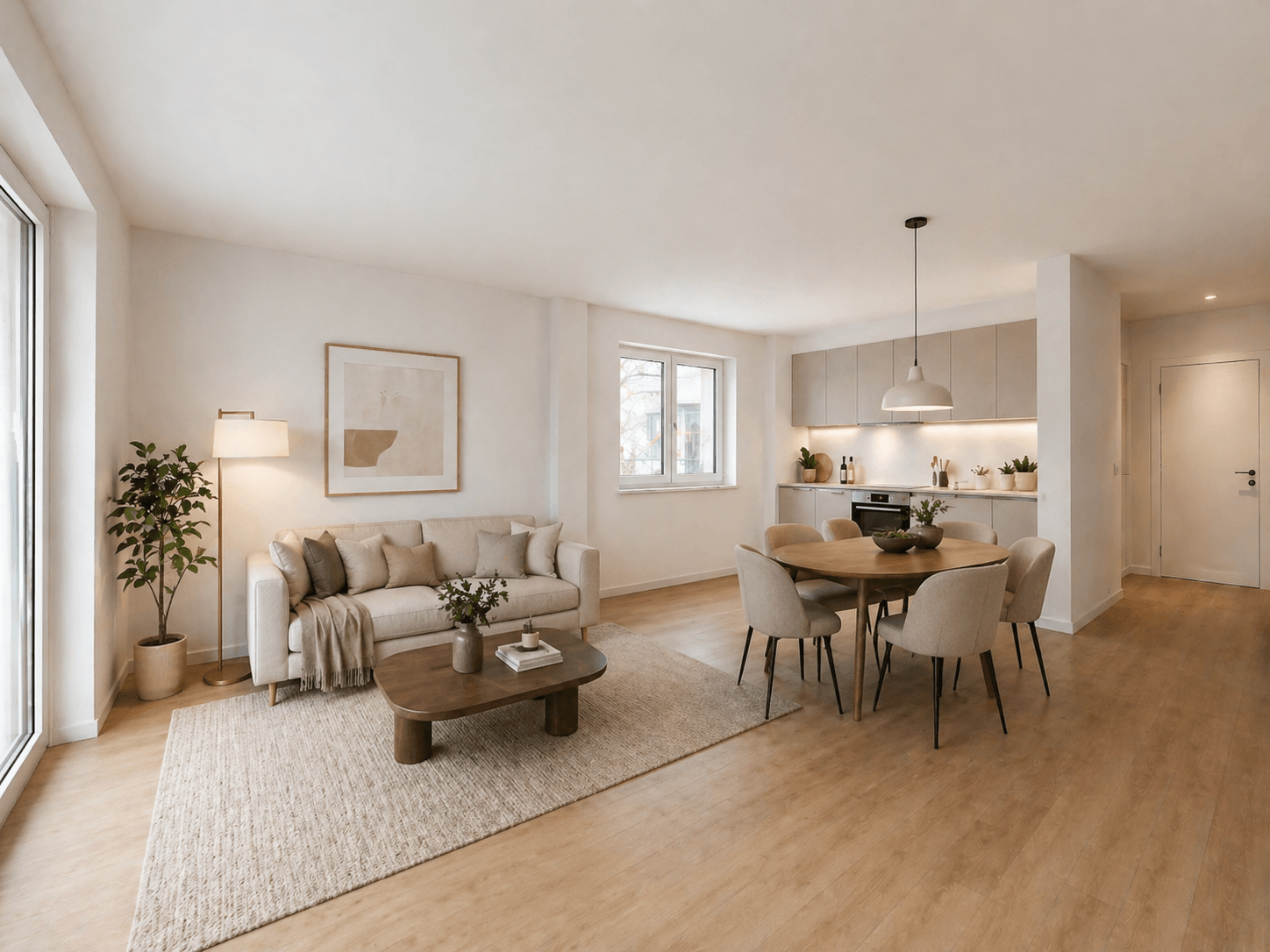 Die Großzügige: 80 m² 2-Zimmer-Erdgeschosswohnung mit Terrasse, Sonnengarten in Süd-Ost-Lage - Bild 3