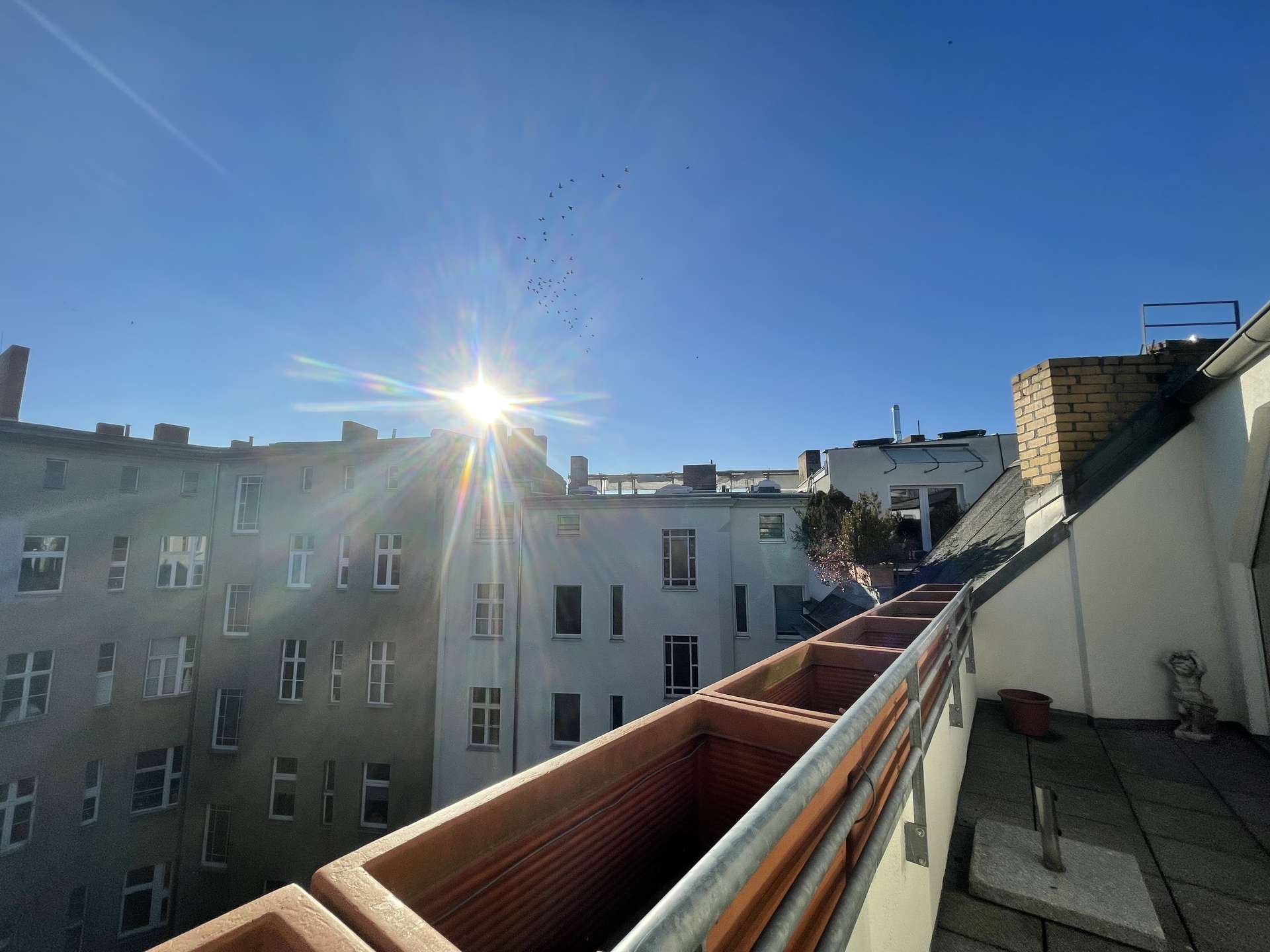 Urbanes Leben im Crellekiez - Industrial Look trifft Wohlfühlatmosphäre mit großem Balkon