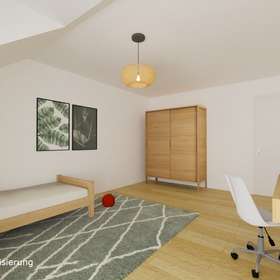 Lichtdurchflutete 5-Zimmer Galeriewohnung mit Süd-West Dachterrasse in Böblingen-Diezenhalde - Virtuelles Staging Kinderzimmer
