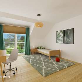 Lichtdurchflutete 5-Zimmer Galeriewohnung mit Süd-West Dachterrasse in Böblingen-Diezenhalde - Virtuelles Staging Kinderzimmer