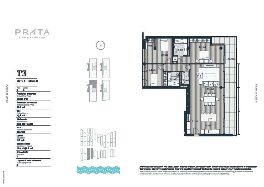 Grundriss: Neubau - Luxuriöses Wohnen in Lissabon - direkt am Tejo in Lissabon