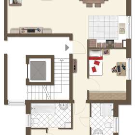 Helle, familienfreundliche Wohnung mit zwei TG-Stellplätzen in ruhiger Lage von Böblingen-Dagersheim - Grundriss