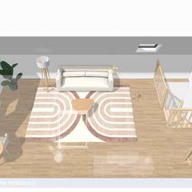 Wohnen auf zwei Ebenen: 3-Zimmerwohnung mit Studio und Süd-Ostbalkon - Grundriss 