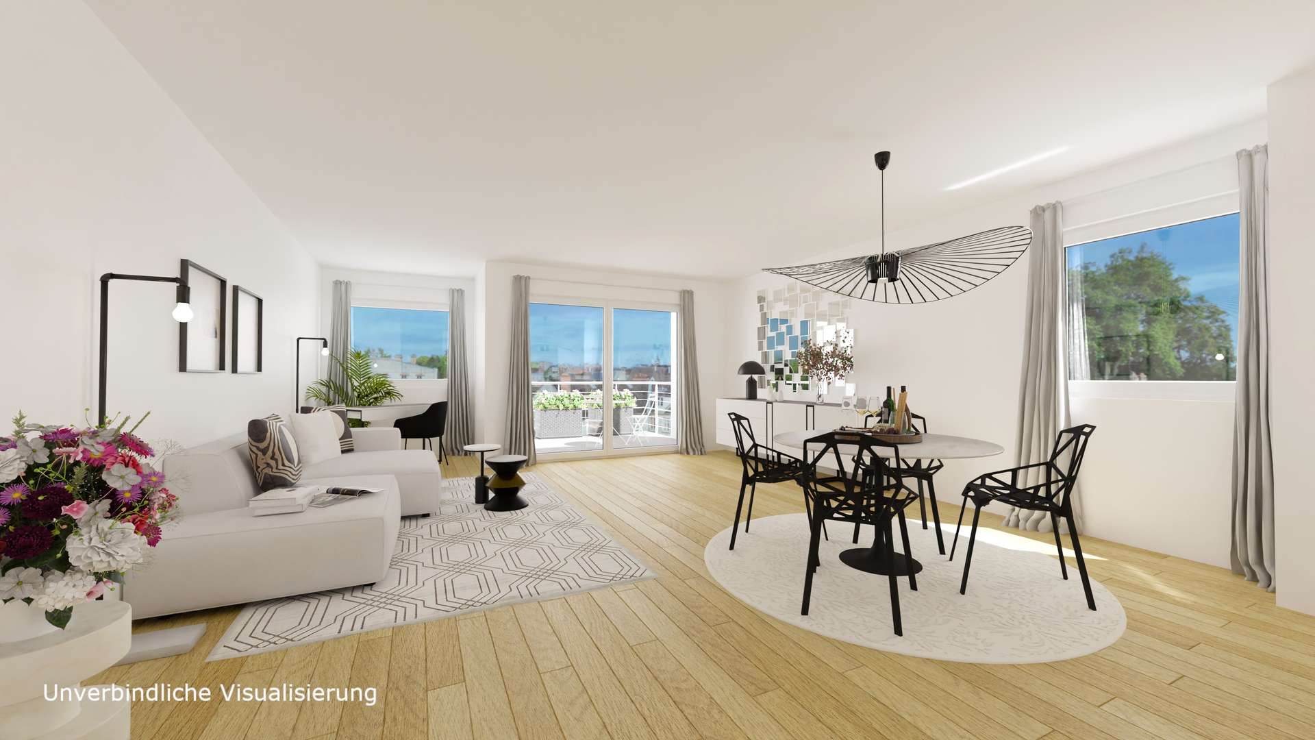 Hauptansicht: Moderne 3-Zimmer-Wohnung, ideal für zwei oder eine Familie in Sindelfingen, 3 Zimmer, 87.06 m²