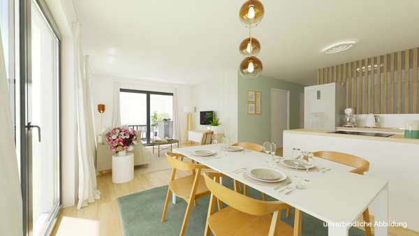 Außenansicht: Lichtdurchflutete Drei-Zimmerwohnung mit Süd-Ostbalkon in Hülben, 3 Zimmer, 85.3 m²