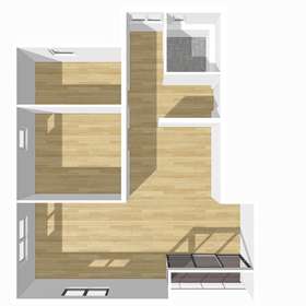3-Zimmer-Wohnung · Renningen · 88 m² · 550.625 € kaufen - Grundriss 1.Obergeschoss Wohnung