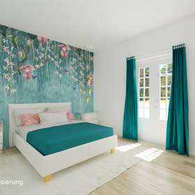 Einmaliges Anwesen, oberhalb des Atlantiks - unweit von Sesimbra! - Virtuelles Staging Schlafzimmer 1