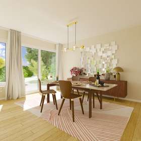 3-Zimmer-Wohnung · Deizisau · 108 m² · 548.000 € kaufen - Virtuelles Staging - Esszimmer