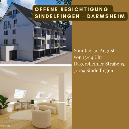 Projektansicht: Sindelfingen Neubau mit 6 Wohnungen, 71069 Sindelfingen