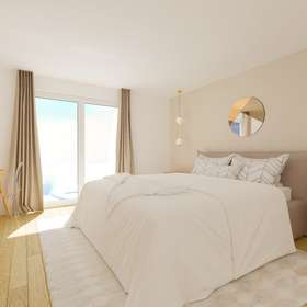 3-Zimmer-Wohnung · Renningen · 88 m² · 550.625 € kaufen - Schlafzimmer (virtuelles Staging)