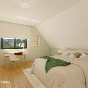 Wohnen auf zwei Ebenen: 3-Zimmerwohnung mit Studio und Süd-Ostbalkon - Elternschlafzimmer