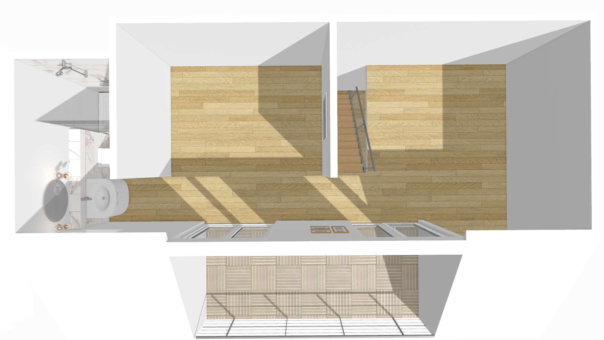 Grundriss 1: Wohnen auf zwei Ebenen: Komfortable und lichtdurflutete Maisonettewohnung in Renningen in Renningen