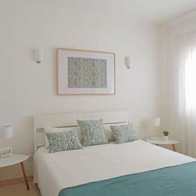 Sesimbra - Ihr Feriendomizil in Strandnähe mit seitlichem Meerblick - Schlafzimmer