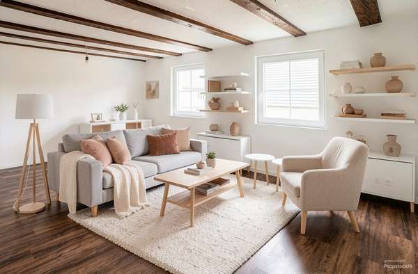 Außenansicht: „Einziehen und wohlfühlen – modern sanierte 3-Zimmer-Wohnung im Ortskern von Gechingen“ in Gechingen, 3 Zimmer, 83 m²