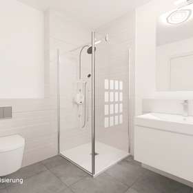 Helle 3-Zimmer-Wohnung, ideal für die kleine Familie - Badezimmer