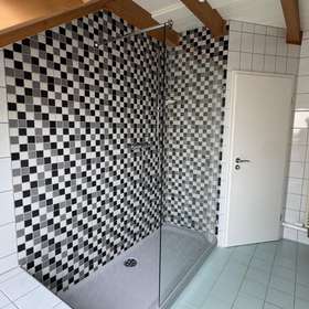 Die ideale Wohnung für das Paar: Lichtdurchflutete 3,5 Zimmerwohnung in ruhiger Lage von Darmsheim - Dusche