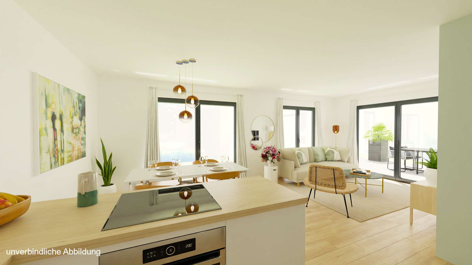 Hauptansicht: Ihre Gartenwohnung - 3 Zimmer ETW mit Terrasse in Hülben, 3 Zimmer, 80.7 m²