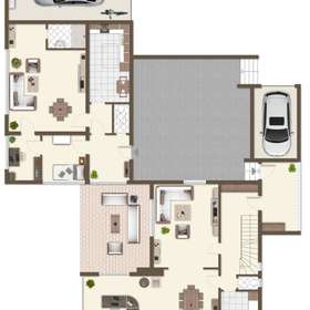 7-Zimmer-Wohnung · Leinfelden-Echterdingen  · 249 m² · 987.000 € kaufen - Grundriss Erdgeschoss 