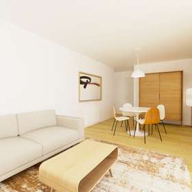 Wohnen in zentraler Wohnlage von Stuttgart-Sommerrain: 1-Zimmer-Appartement mit sonnigem Balkon! - Wohnen/Schlafen - Virtuelles Staging