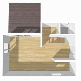 Helle 3-Zimmer Maisonettewohnung in zentraler, ruhiger Lage von Renningen mit Terrasse und Garten - Grundriss Erdgeschoss 