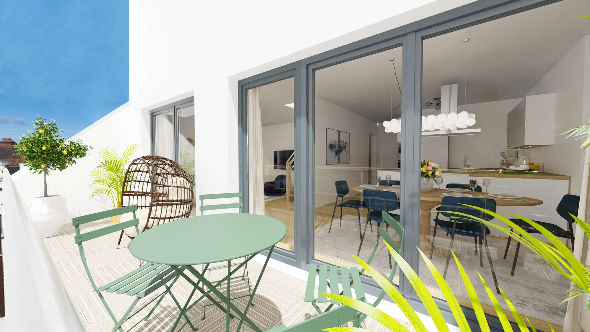 Hauptansicht: Wohnen auf zwei Ebenen: Komfortable und lichtdurflutete Maisonettewohnung in Renningen in Renningen, 4 Zimmer, 103.98 m²