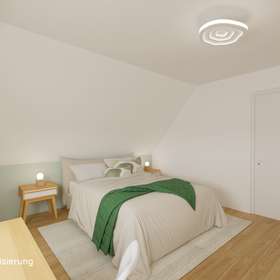 Wohnen auf zwei Ebenen: 3-Zimmerwohnung mit Studio und Süd-Ostbalkon - Elternschlafzimmer