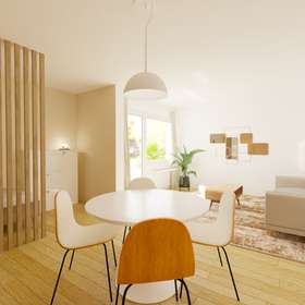 Wohnen in zentraler Wohnlage von Stuttgart-Sommerrain: 1-Zimmer-Appartement mit sonnigem Balkon! - Wohnen - Virtuelles Staging