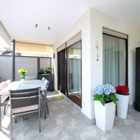 Attraktive 4-Zimmerwohnung mit großem Balkon und Garten in einer bevorzugten Lage von Holzgerlingen - Terrasse