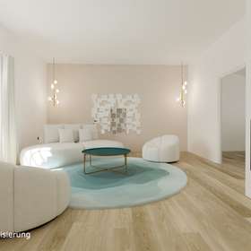 Einmaliges Anwesen, oberhalb des Atlantiks - unweit von Sesimbra! - Virtuelles Staging Wohnzimmer 