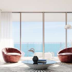 Neubau - Luxuriöses Wohnen in Lissabon - direkt am Tejo - Wohnzimmer T3