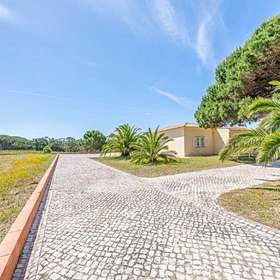 Einmaliges Anwesen, oberhalb des Atlantiks - unweit von Sesimbra! - Auffahrt zum Haus