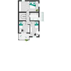 5-Zimmer-Wohnung · Sindelfingen · 128 m² · 2.200 € Miete mieten - Grundriss OG