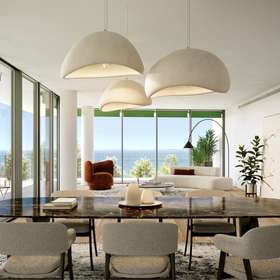 Neubau - Luxuriöses Wohnen in Lissabon - direkt am Tejo - Wohnzimmer