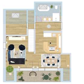 3-Zimmer-Wohnung · Renningen · 88 m² · 550.625 € kaufen - Grundriss Maisonette 2.OG