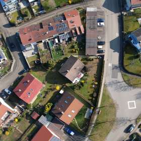 Charmantes Einfamilienhaus mit großem Garten und Ausbaupotenzial in Deizisau-Esslingen - Vogelperspektive 