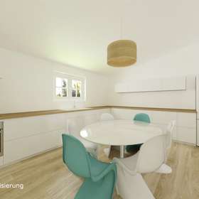 Einmaliges Anwesen, oberhalb des Atlantiks - unweit von Sesimbra! - Virtuelles Staging Essbereich