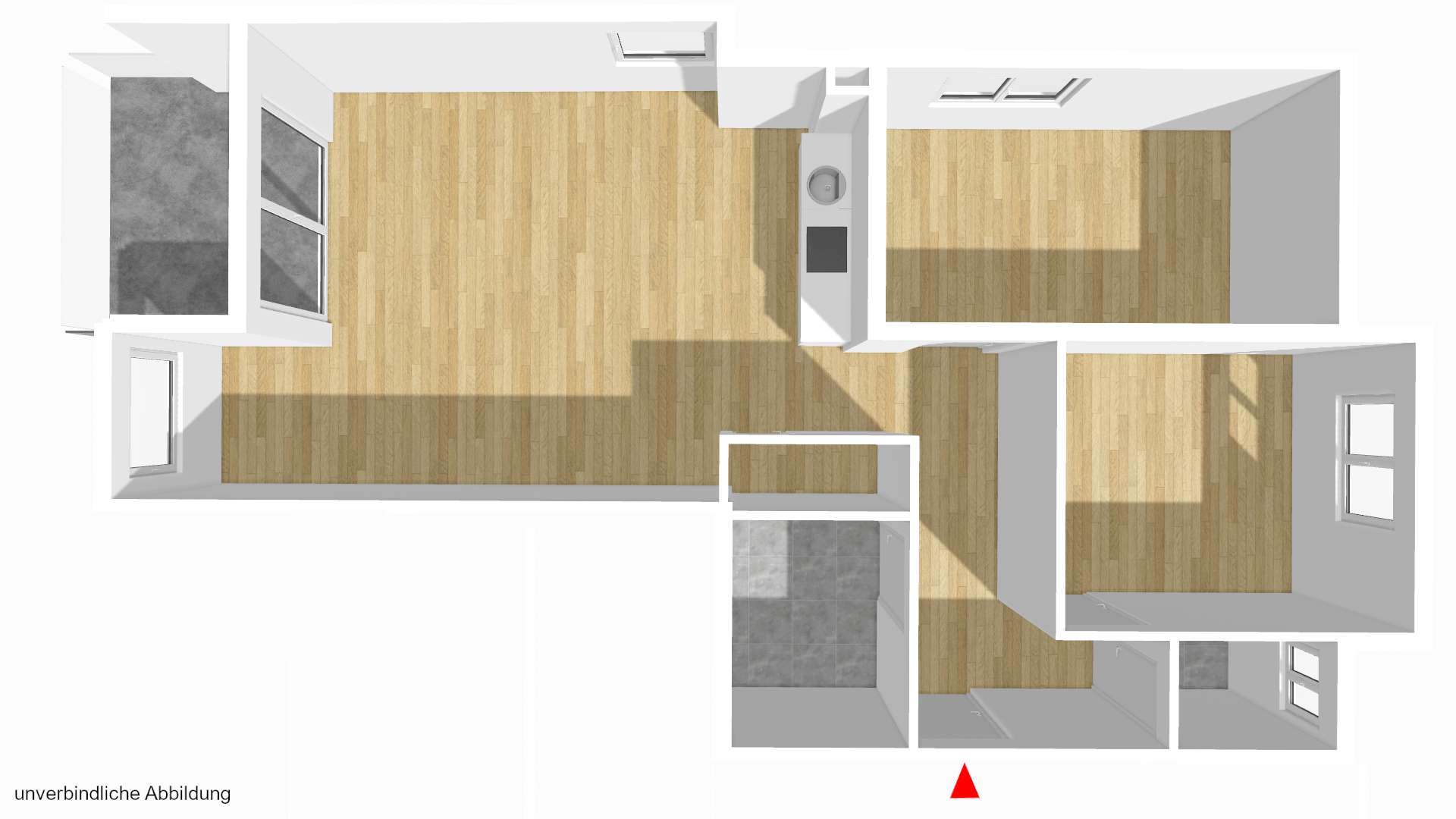 Grundriss: Helle 3-Zimmer-Wohnung, ideal für die kleine Familie in Sindelfingen