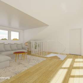 Lichtdurchflutete 5-Zimmer Galeriewohnung mit Süd-West Dachterrasse in Böblingen-Diezenhalde - Virtuelles Staging Galerie