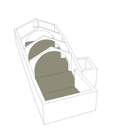 Sie suchen das Besondere? Serpa Altstadt: Grundstück mit projektiertem und genehmigten Bauvorhaben - Grundriss - Ansicht