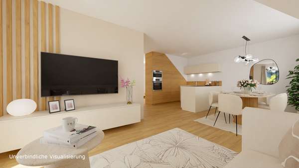 Außenansicht: Wohnen auf zwei Ebenen: 3-Zimmerwohnung mit Studio und Süd-Ostbalkon in Hülben, 4 Zimmer, 93.25 m²