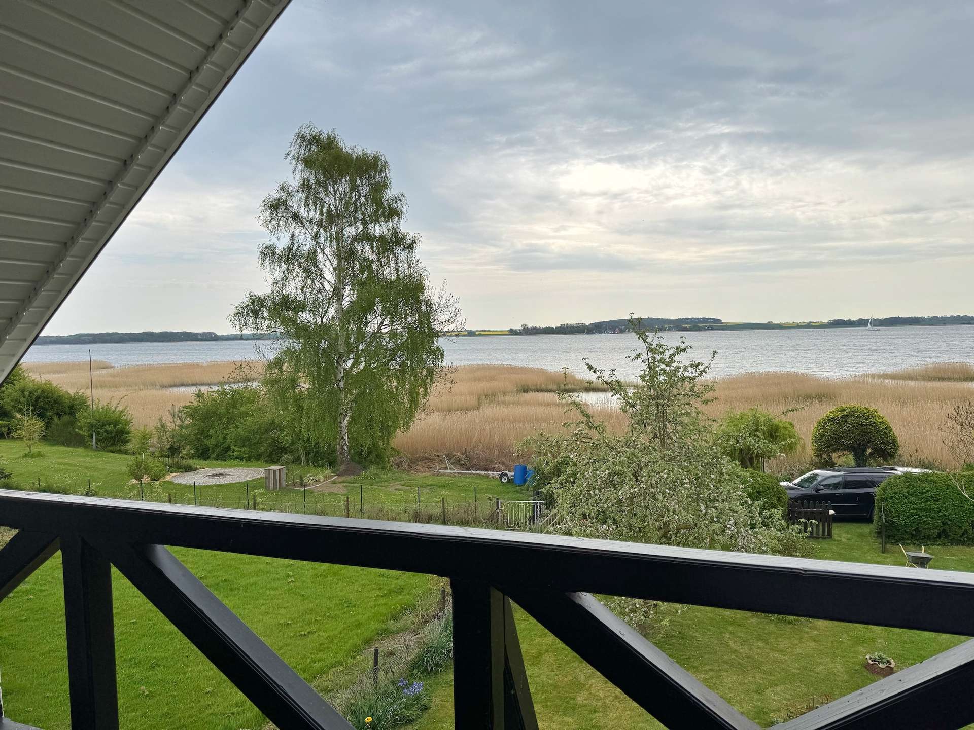 Blick vom Balkon