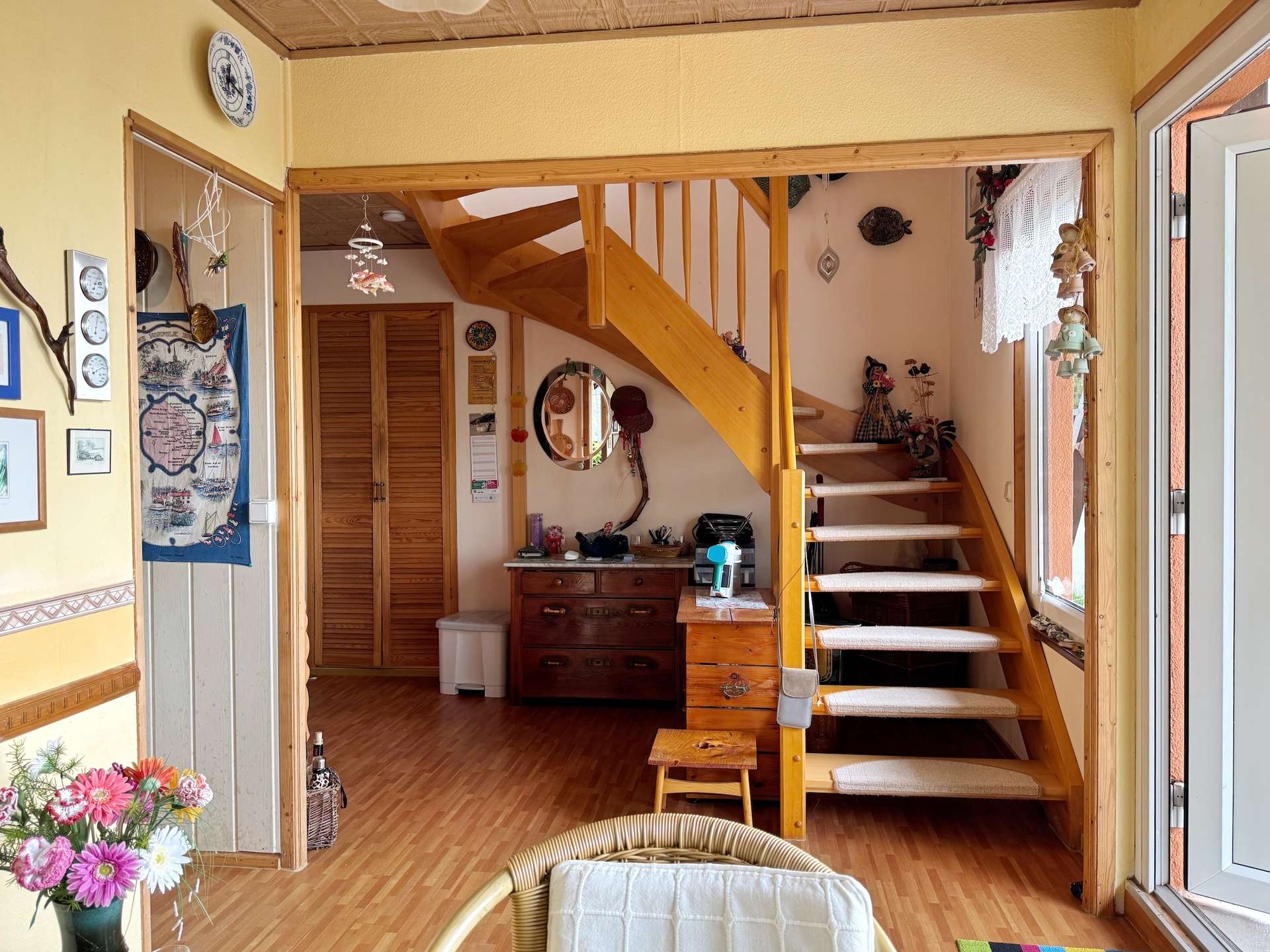 Treppe ins Dachgeschoss