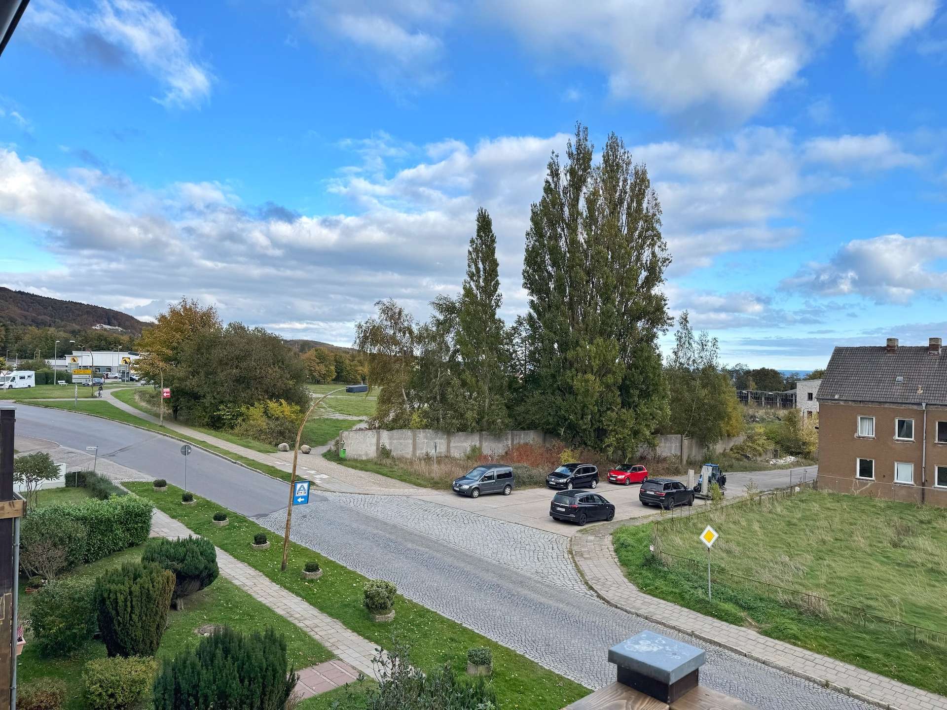 Aussicht vom Balkon
