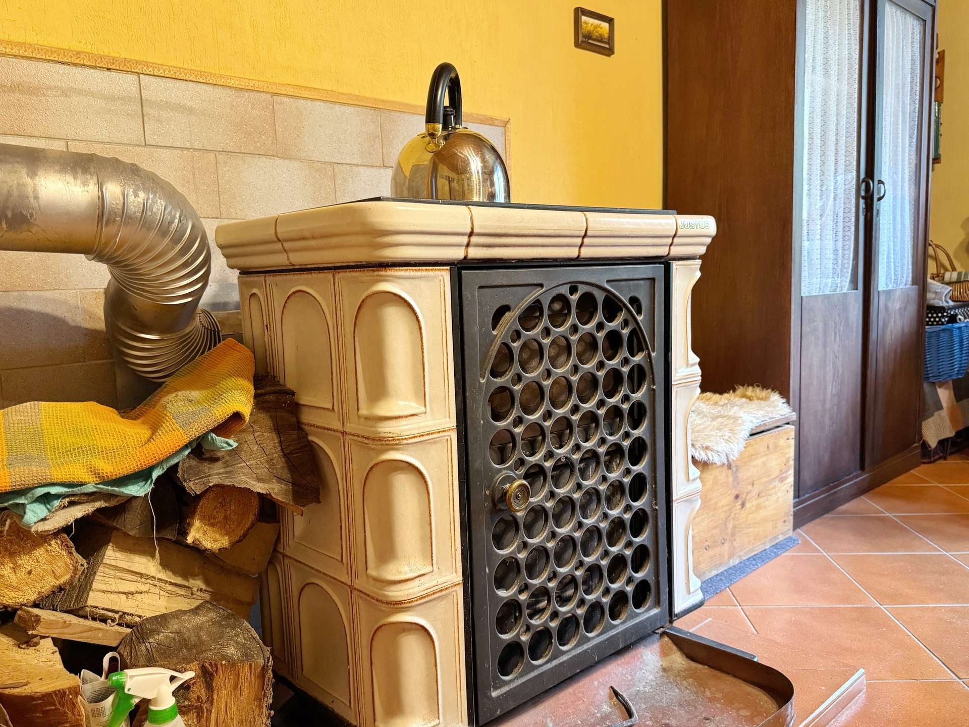 Kamin im Schlafzimmer
