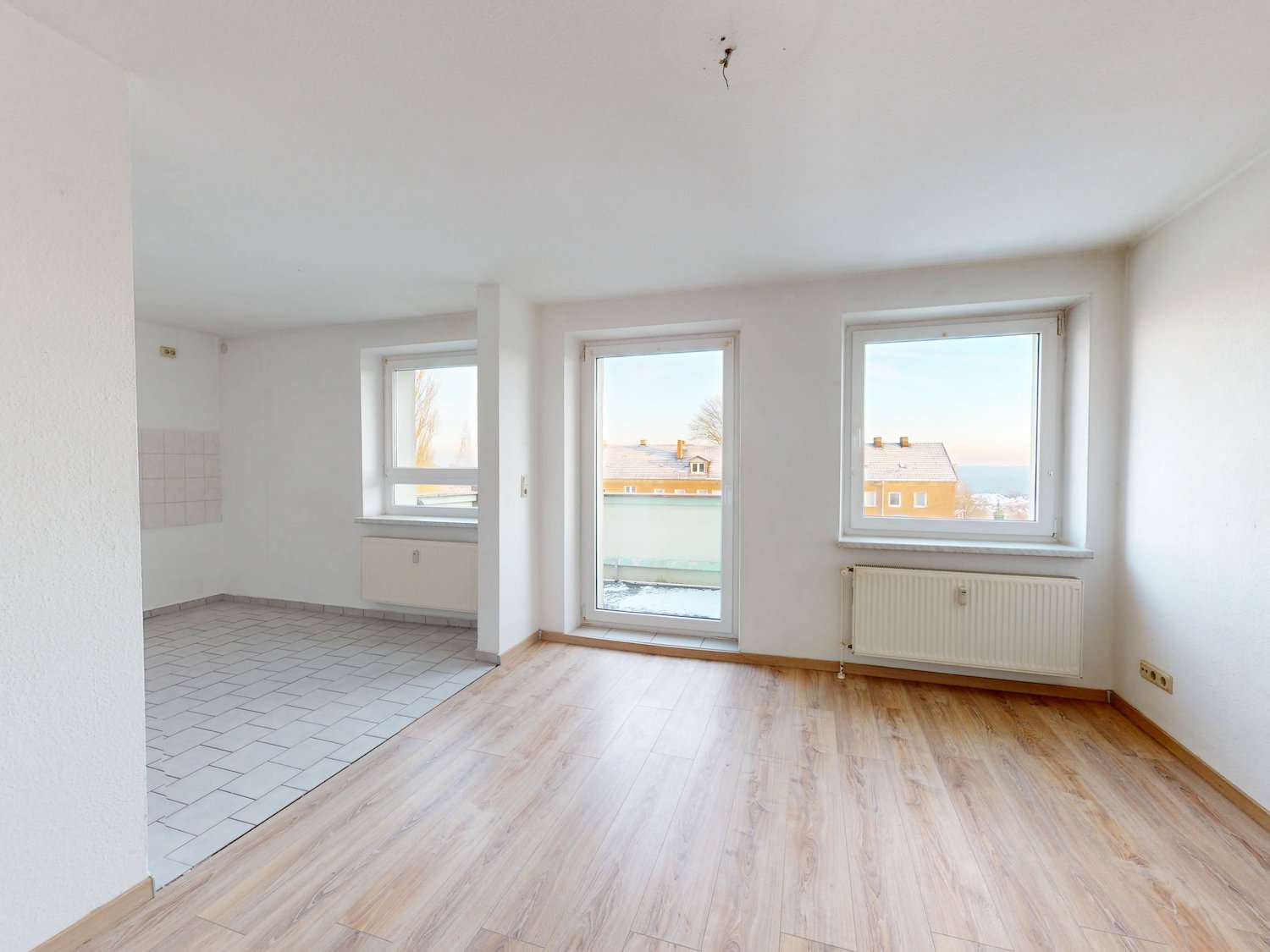 Wohnzimmer und Küche